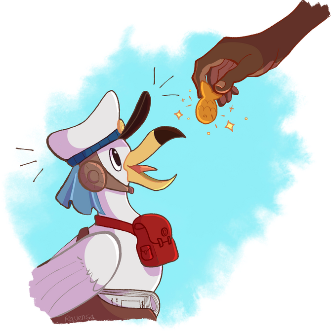 Animal Zine - Snacking Coo