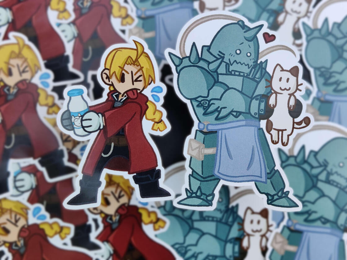 Elric Bros sticker Elric Bros sticker